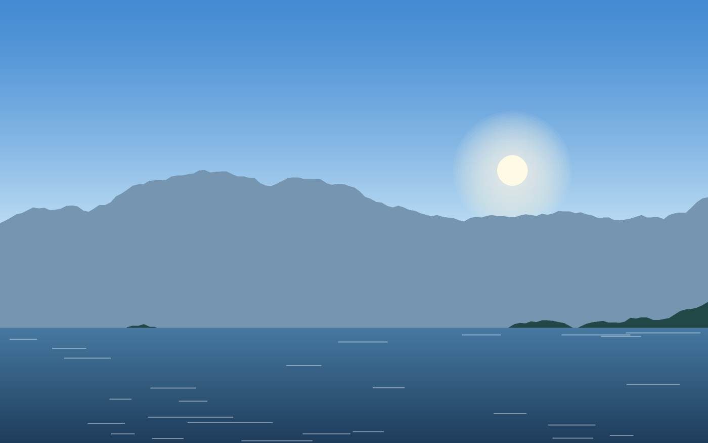 Landschaftsillustration