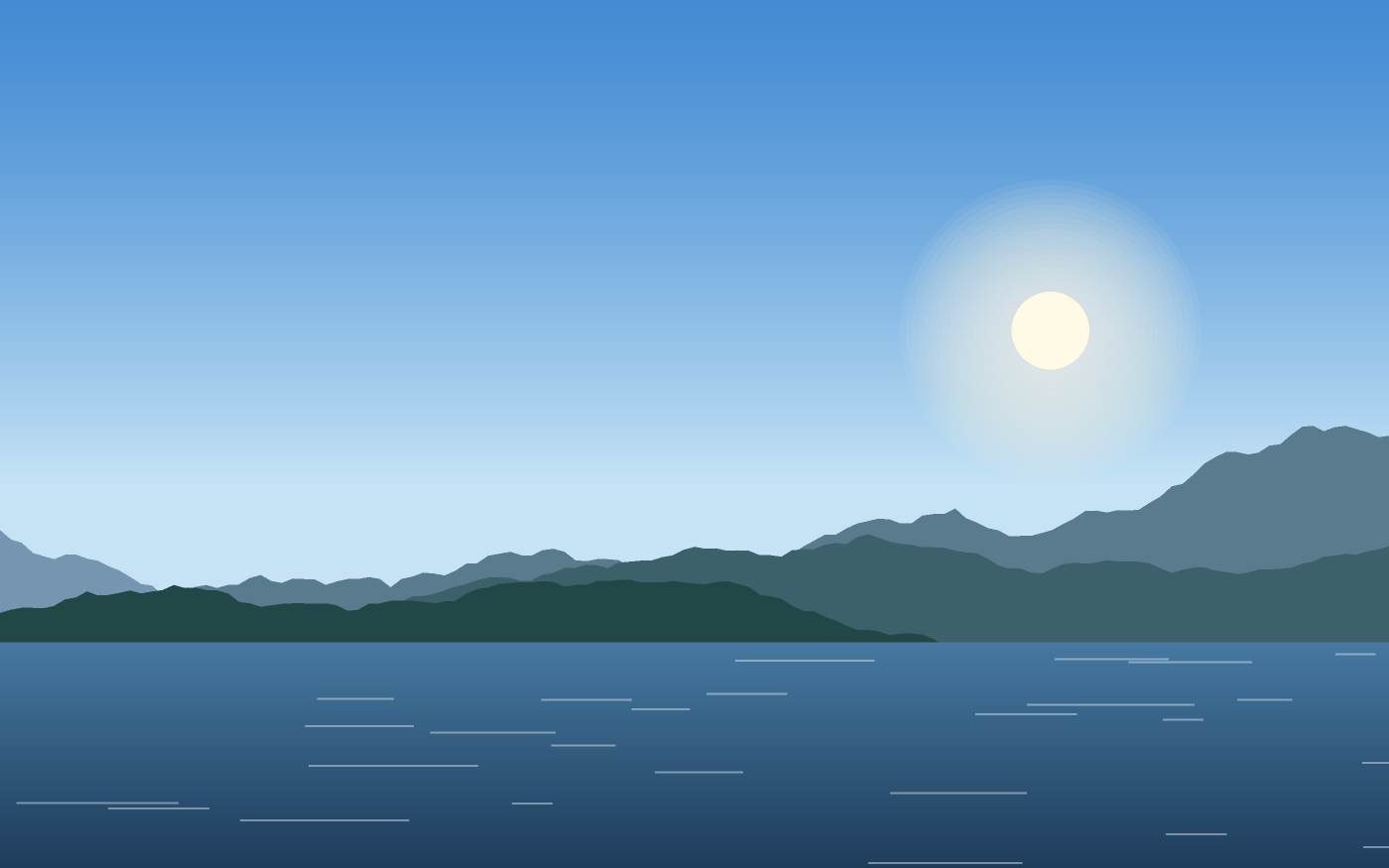 Landschaftsillustration
