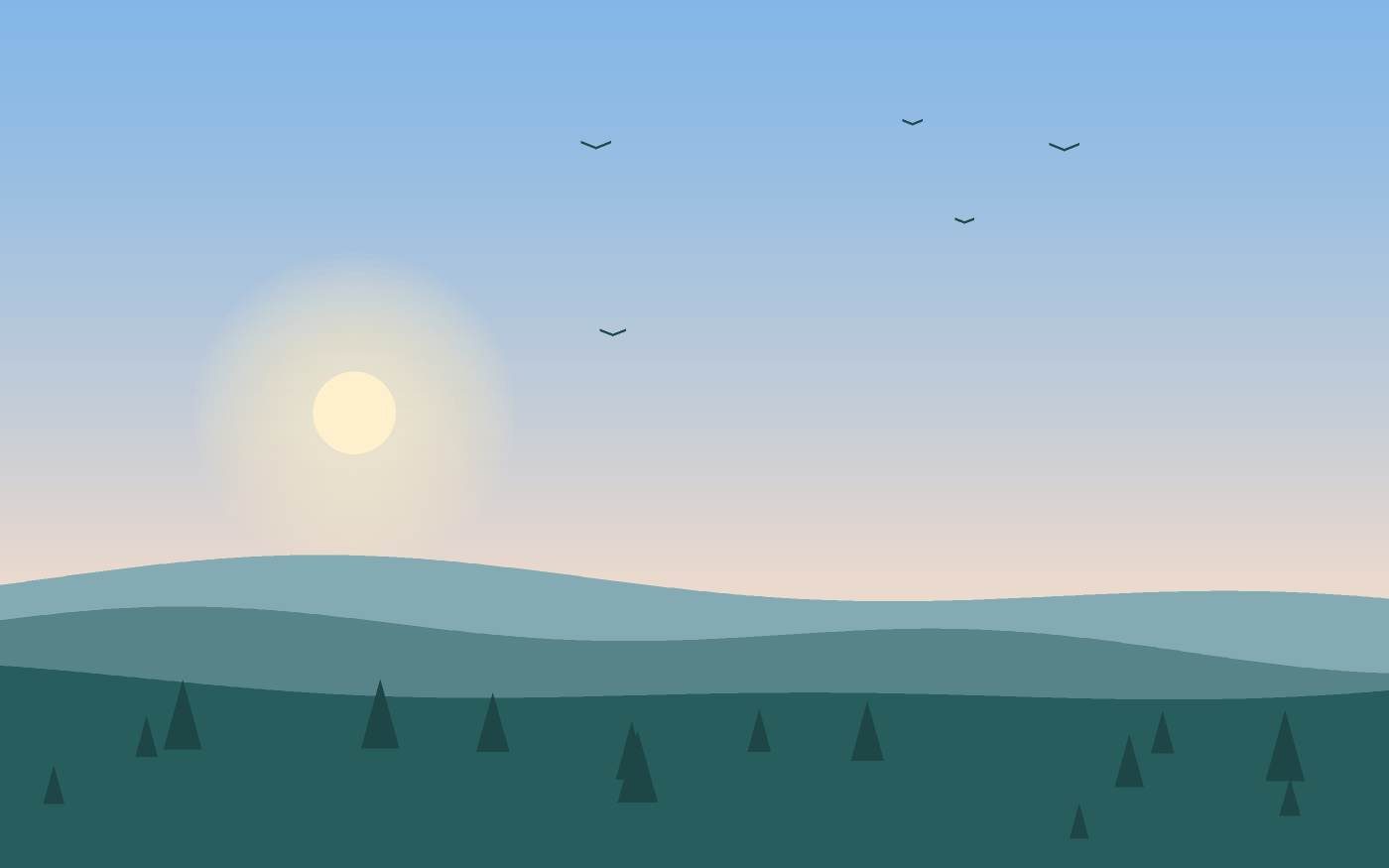 Landschapsillustratie