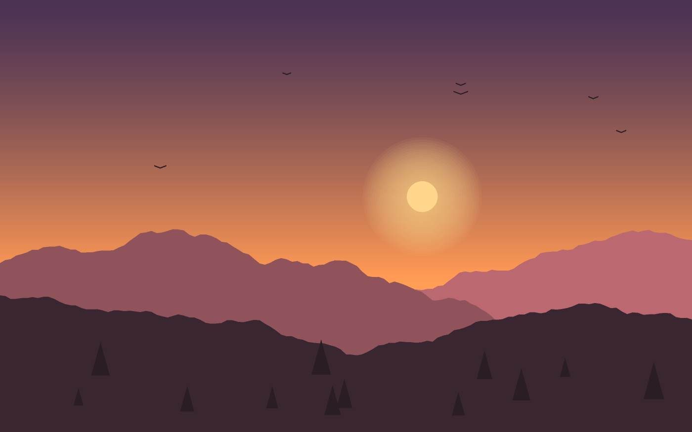 Landschapsillustratie