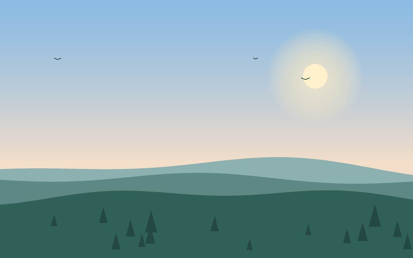 Ilustrace krajiny