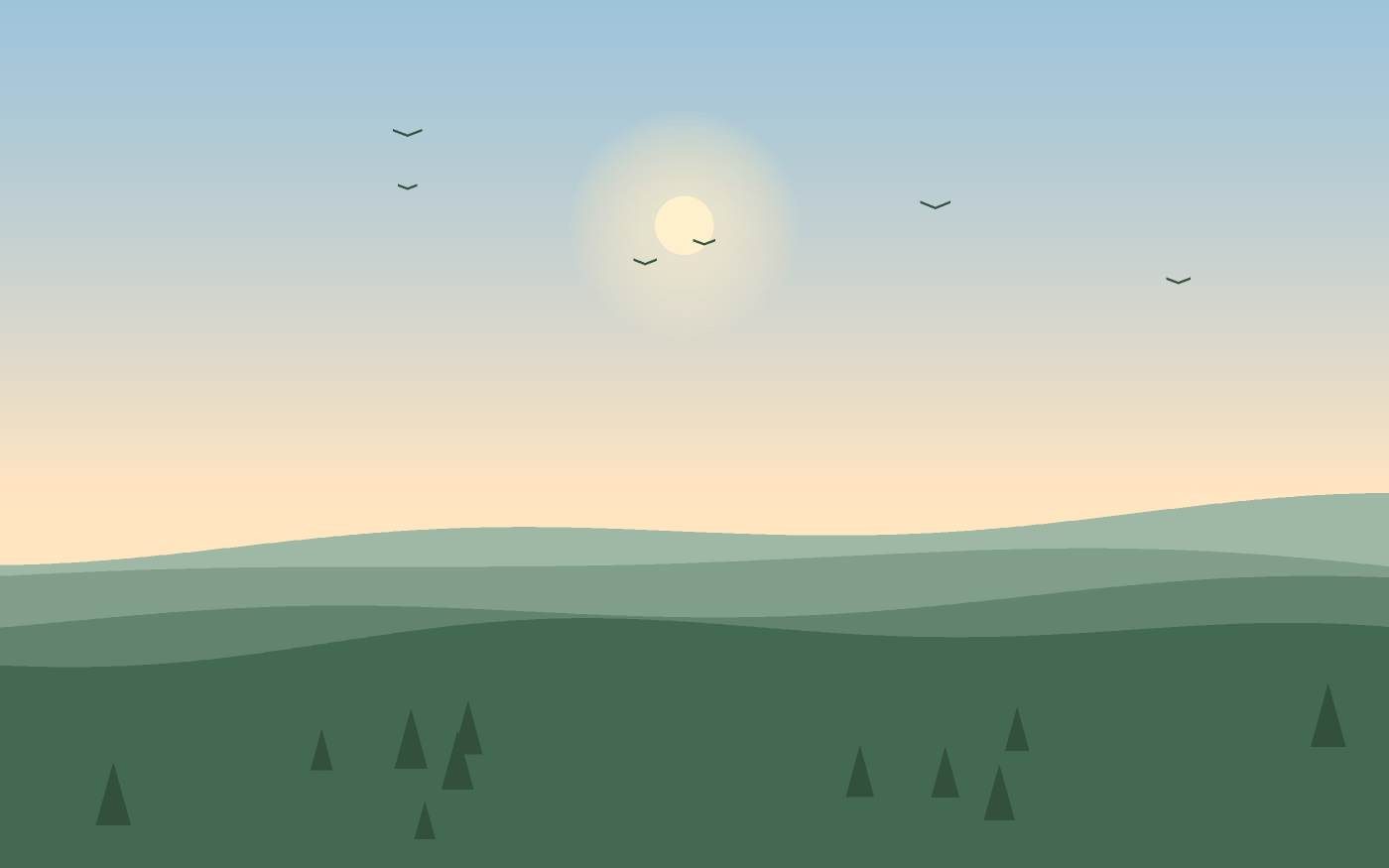 Landschaftsillustration