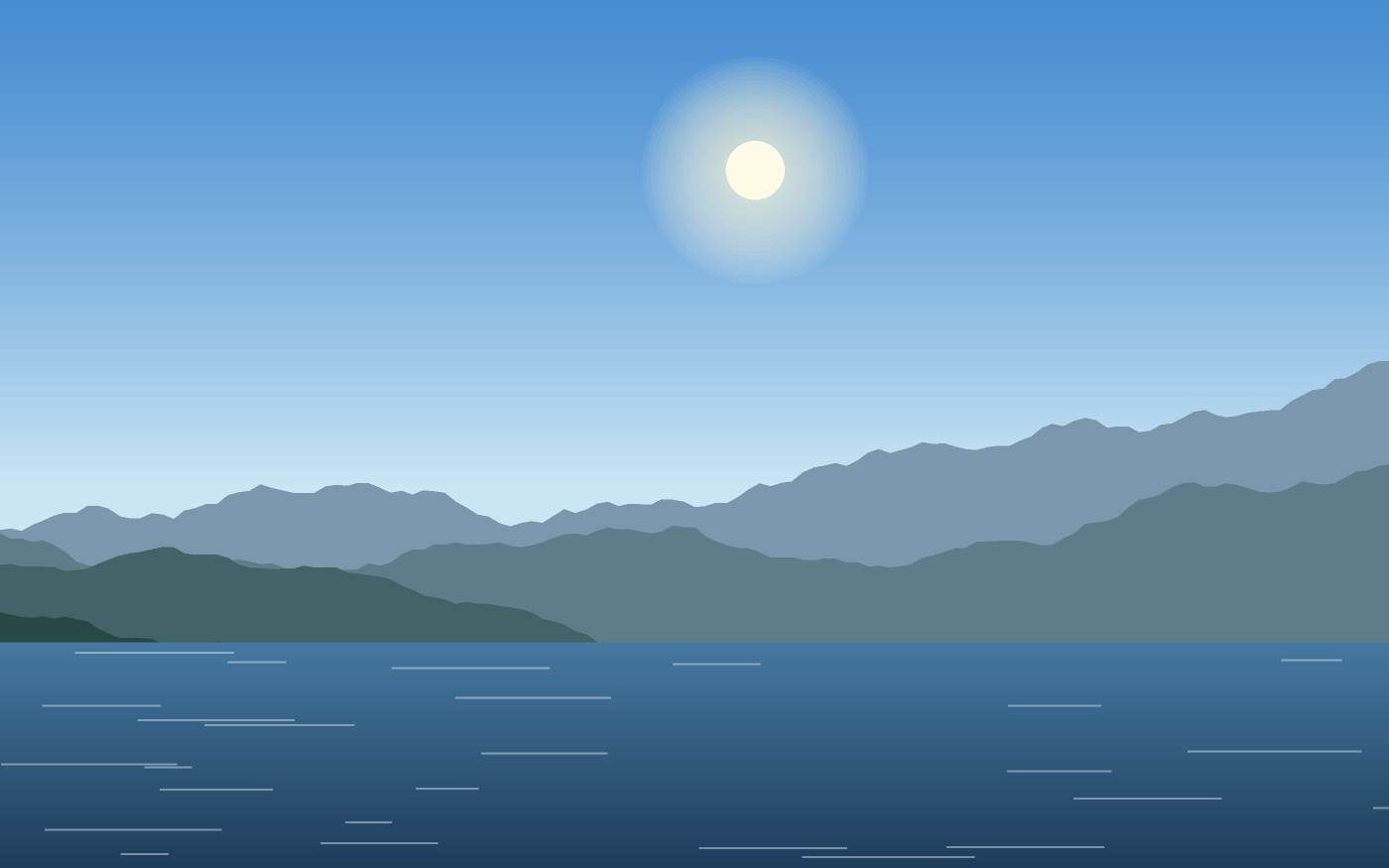 Landschaftsillustration